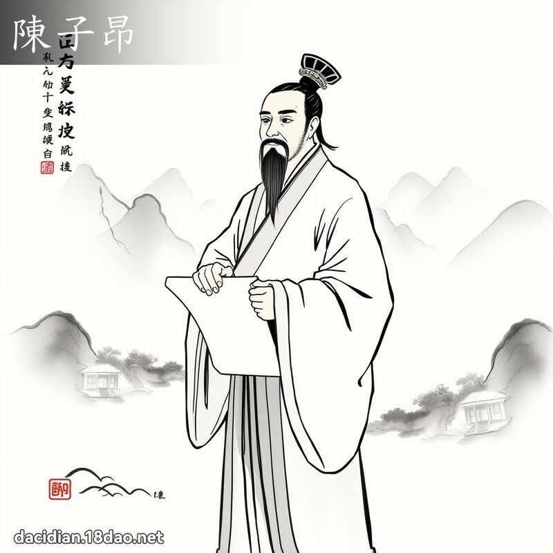 陳子昂 - 國語大辭典配圖