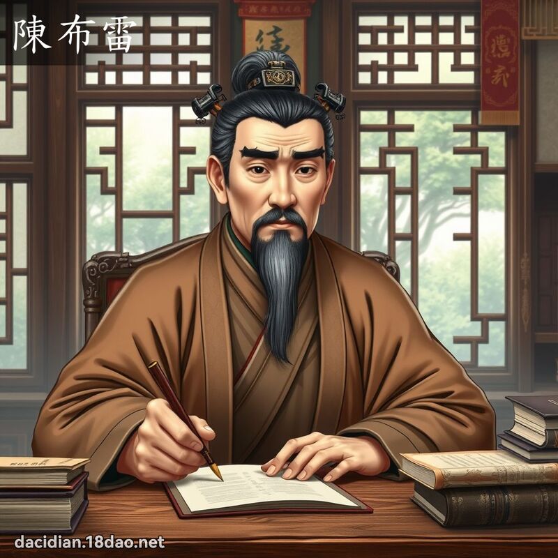 陳布雷 - 國語大辭典配圖