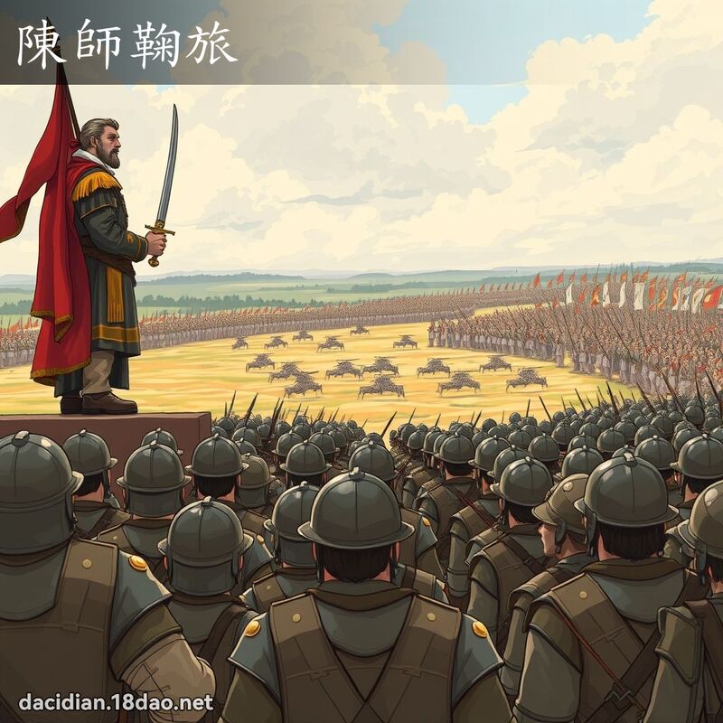 陳師鞠旅 - 國語大辭典配圖