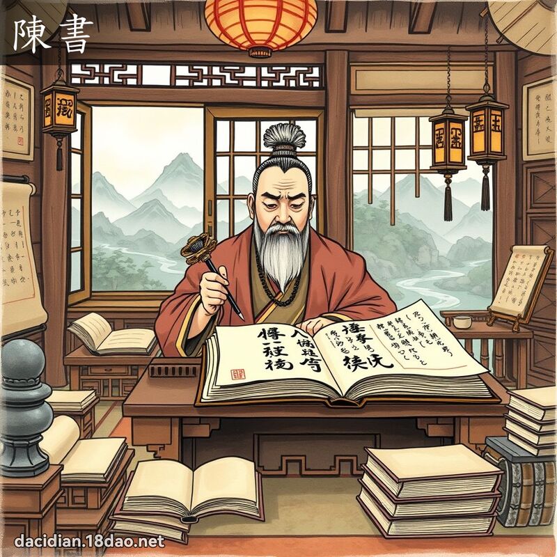 陈书 - 国语大辞典配图