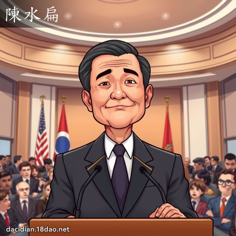陳水扁 - 國語大辭典配圖