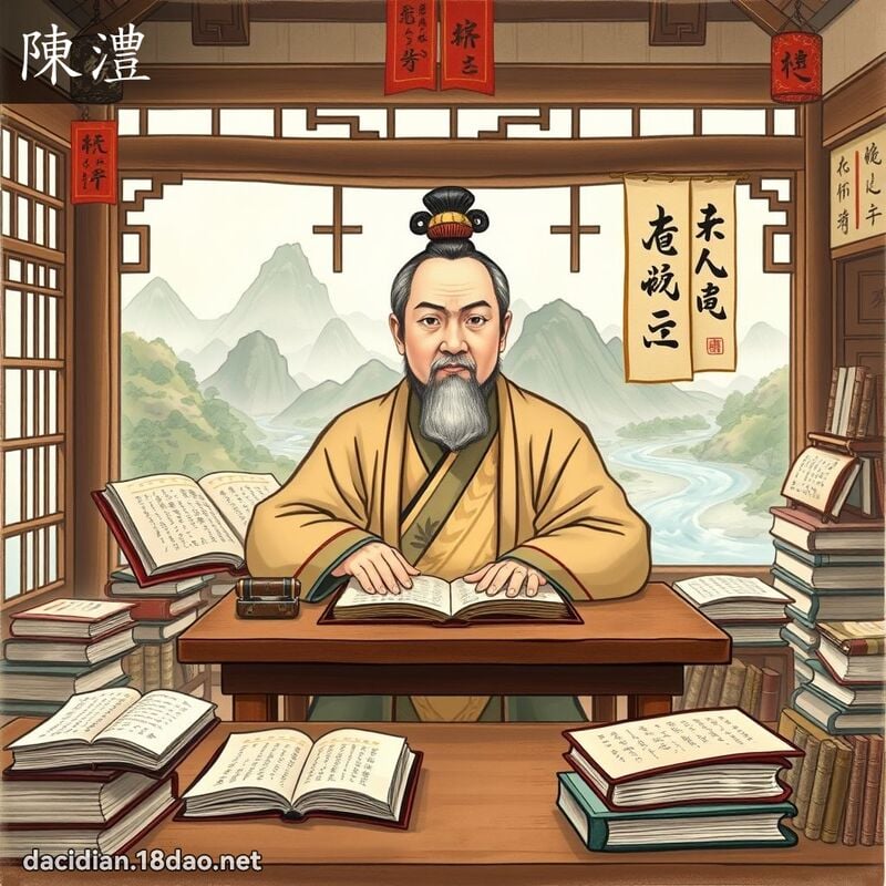 陳澧 - 國語大辭典配圖