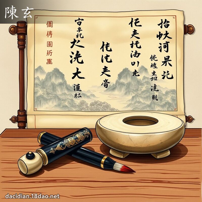 陈玄 - 国语大辞典配图
