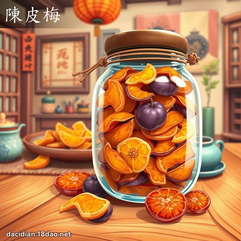 陳皮梅 - 國語大辭典配圖