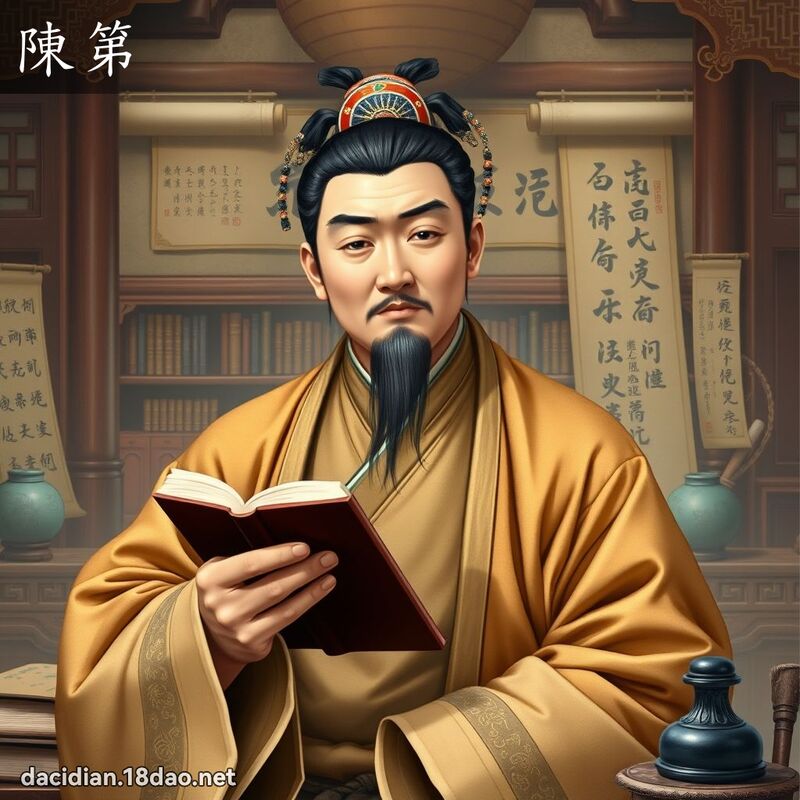 陳第 - 國語大辭典配圖