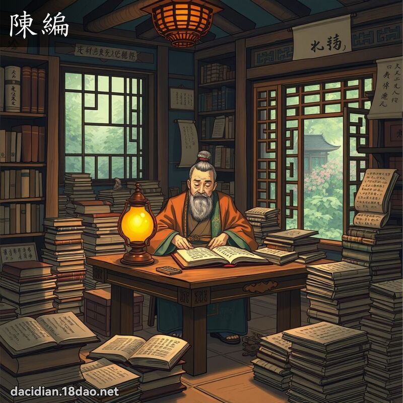 陳編 - 國語大辭典配圖