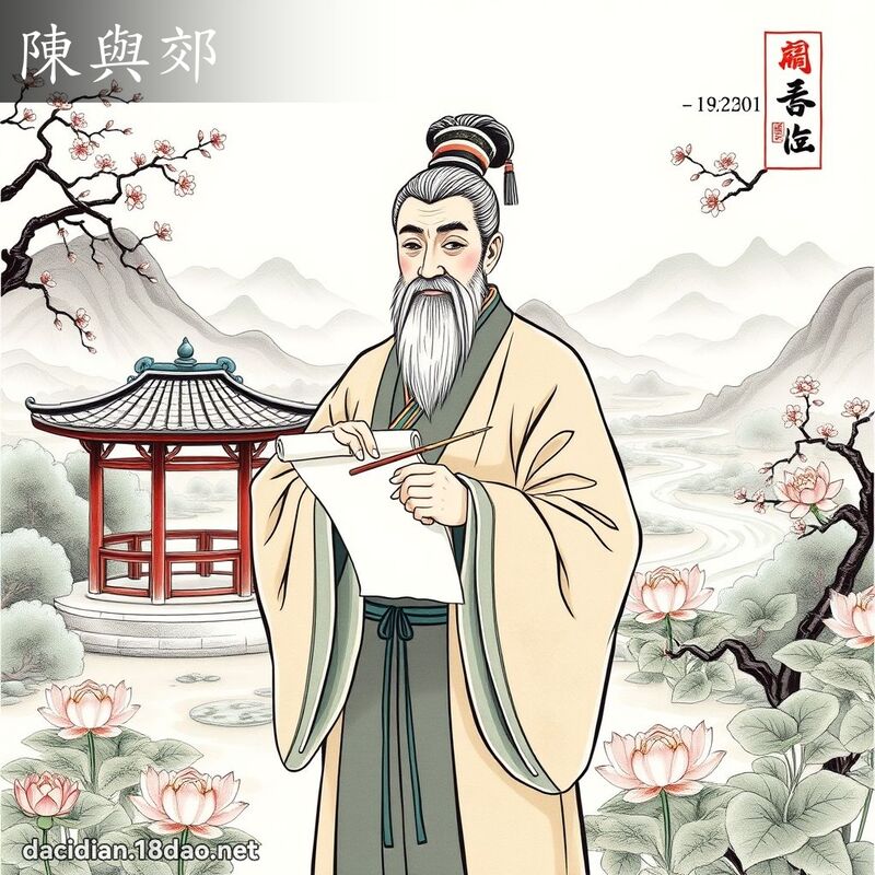 陈与郊 - 国语大辞典配图