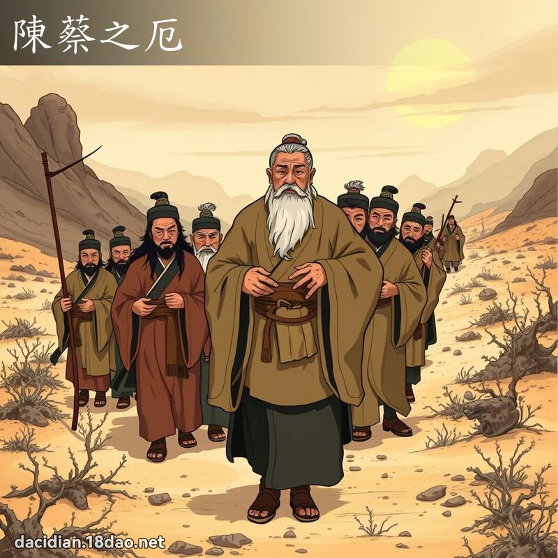 陈蔡之厄 - 国语大辞典配图