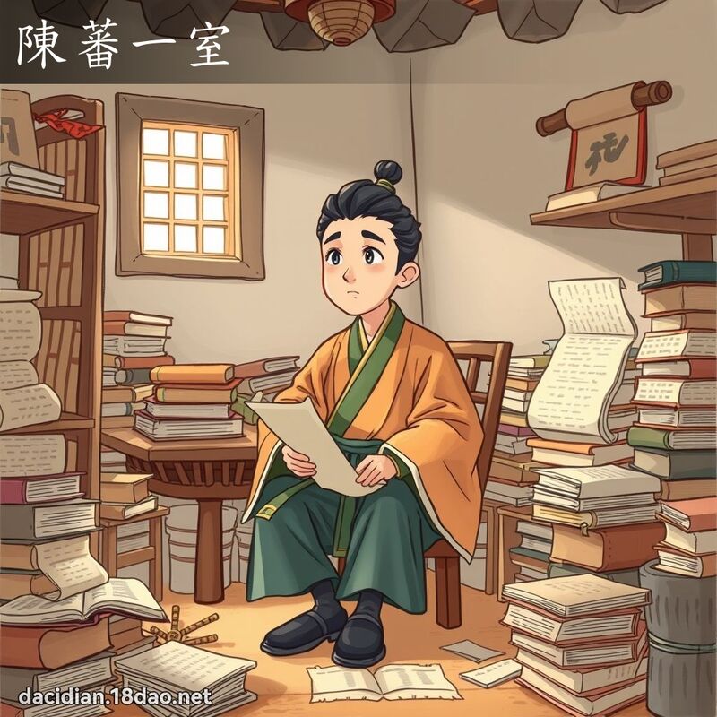 陳蕃一室 - 國語大辭典配圖