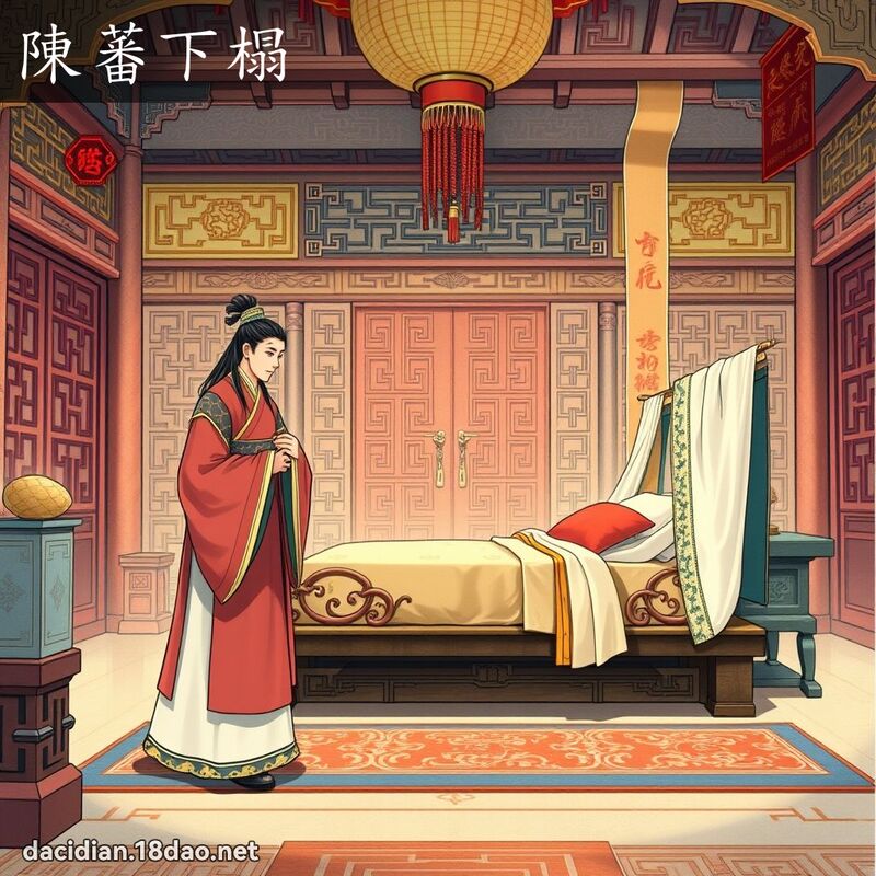 陈蕃下榻 - 国语大辞典配图