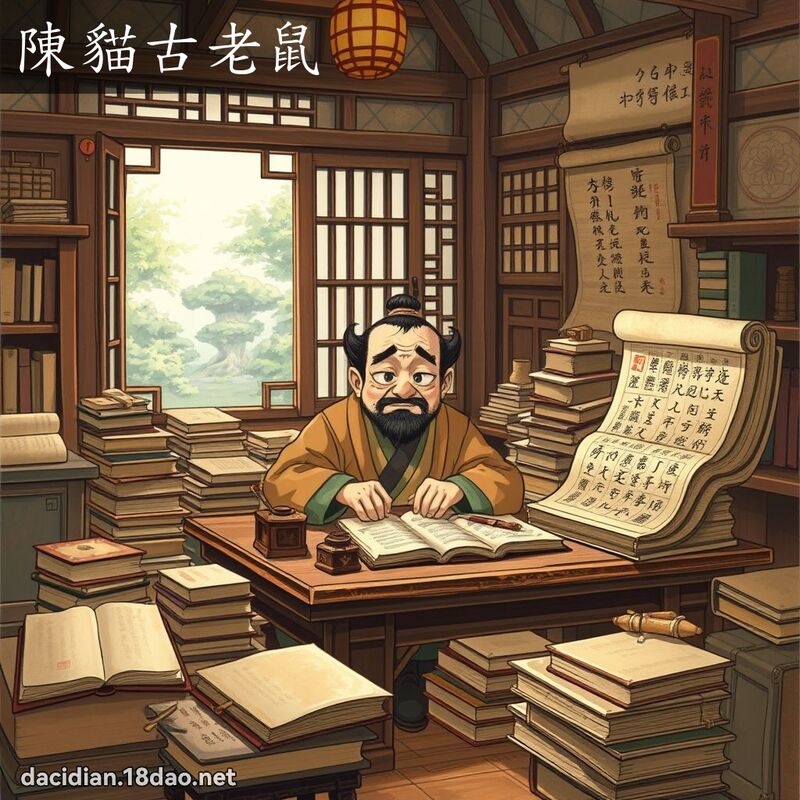 陳貓古老鼠 - 國語大辭典配圖