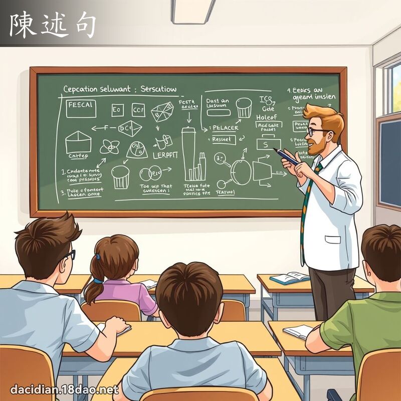 陈述句 - 国语大辞典配图