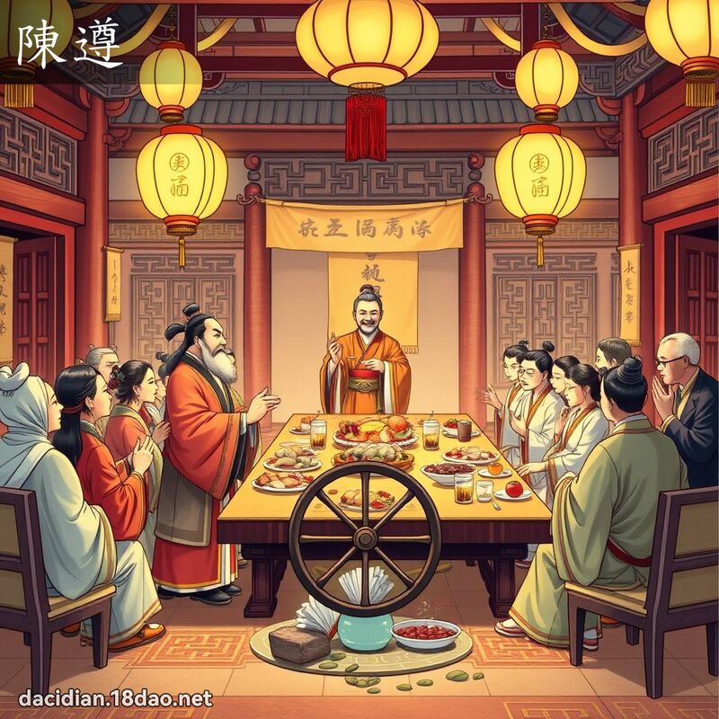 陳遵 - 國語大辭典配圖