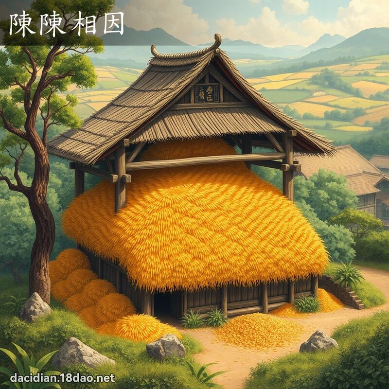陳陳相因 - 國語大辭典配圖