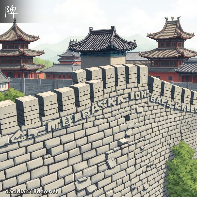 陴 - 国语大辞典配图