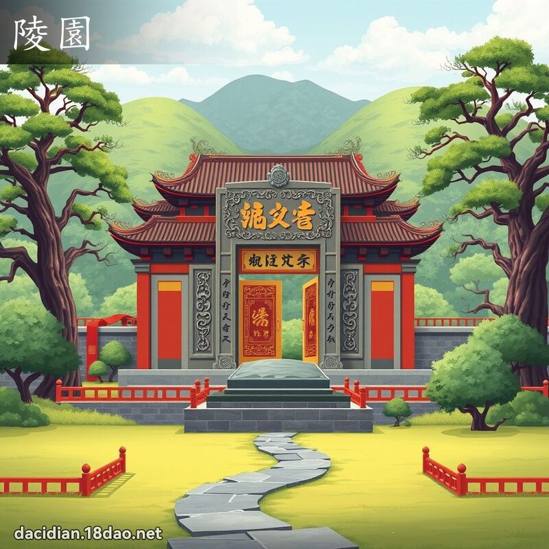陵園 - 國語大辭典配圖