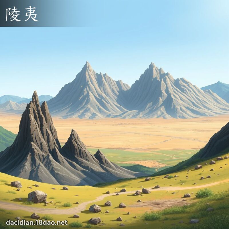 陵夷 - 国语大辞典配图