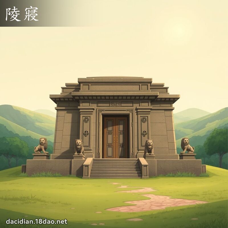 陵寢 - 国语大辞典配图