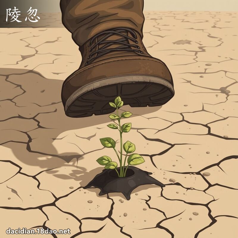 陵忽 - 國語大辭典配圖