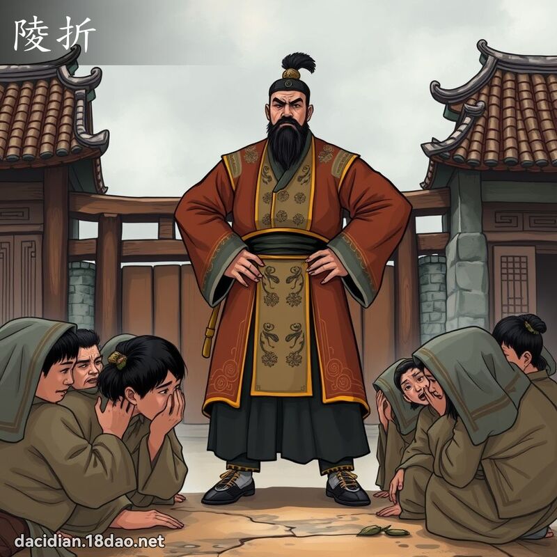 陵折 - 國語大辭典配圖