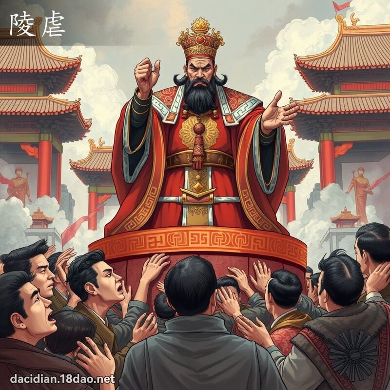 陵虐 - 國語大辭典配圖