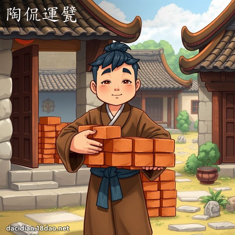 陶侃運甓 - 國語大辭典配圖