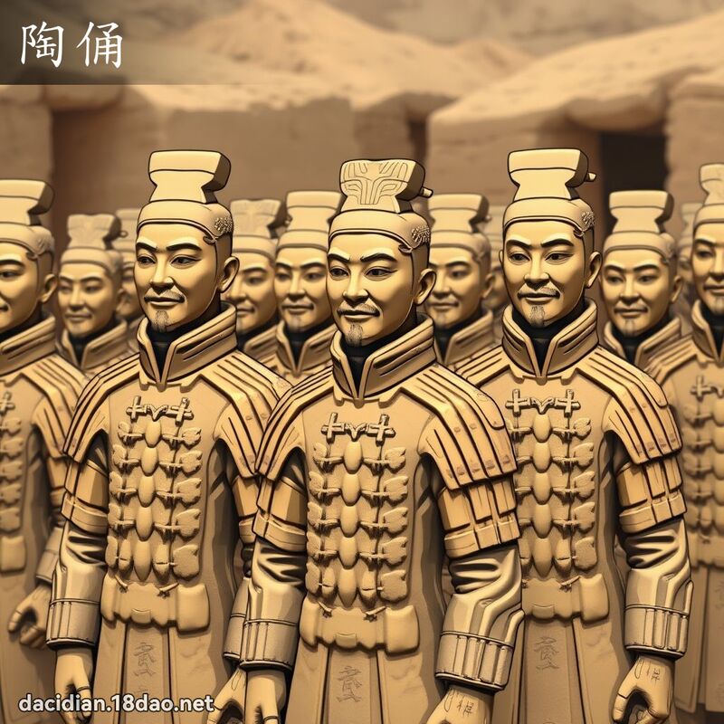 陶俑 - 国语大辞典配图