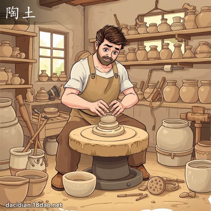 陶土 - 國語大辭典配圖