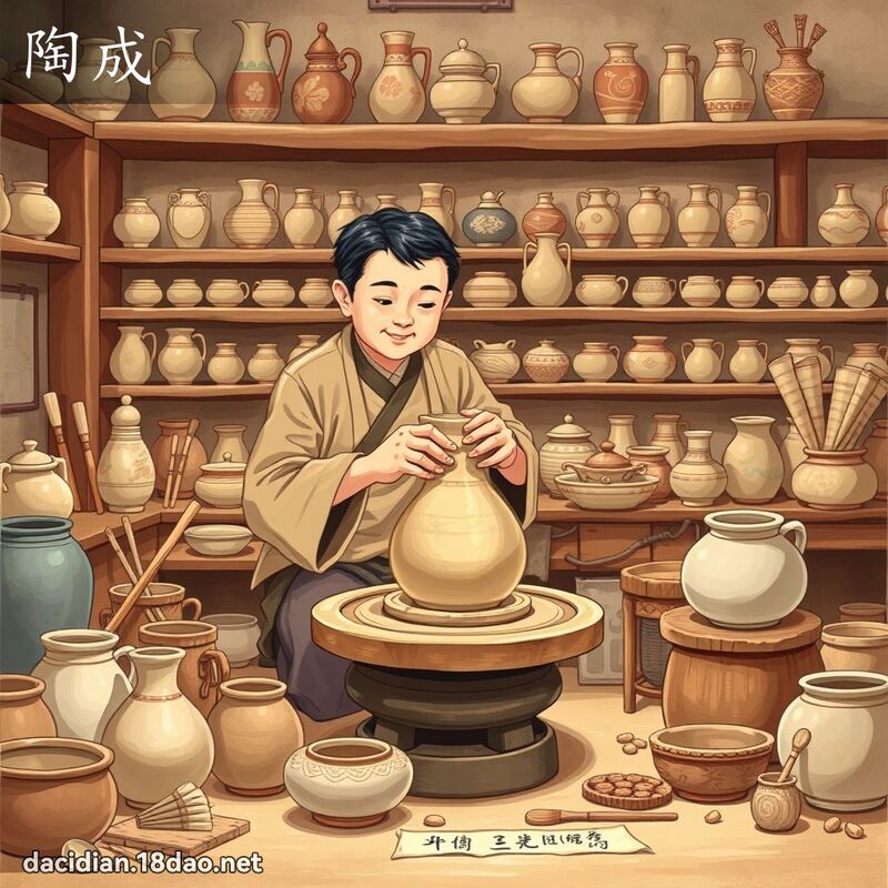 陶成 - 国语大辞典配图