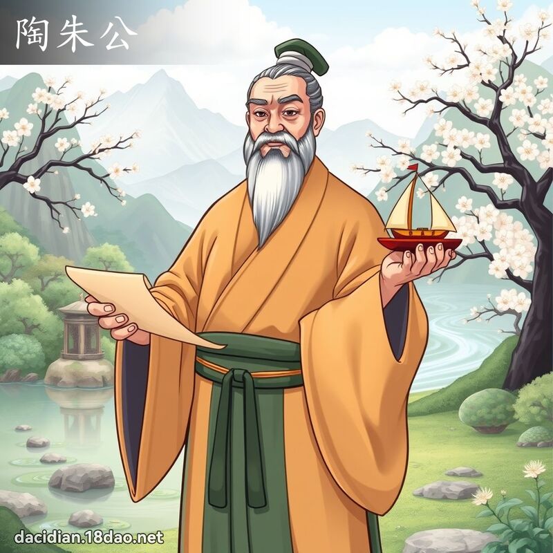 陶朱公 - 国语大辞典配图