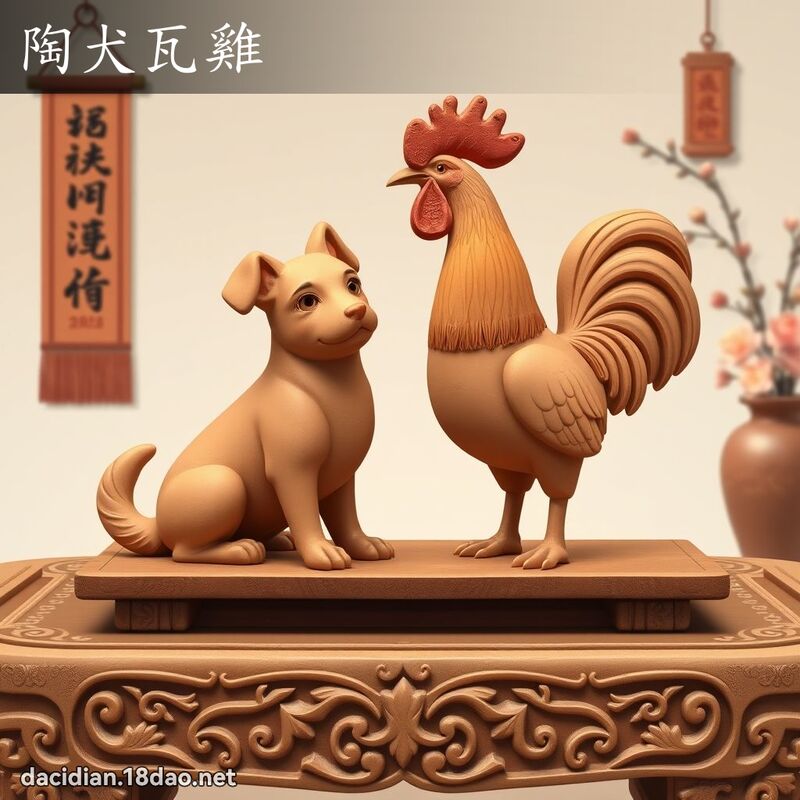 陶犬瓦雞 - 國語大辭典配圖