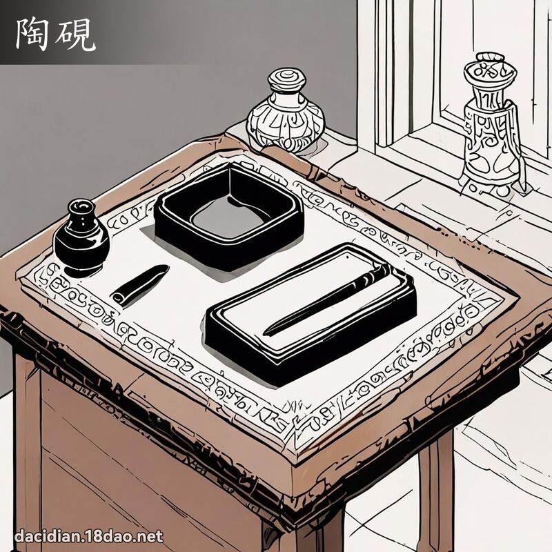 陶硯 - 國語大辭典配圖