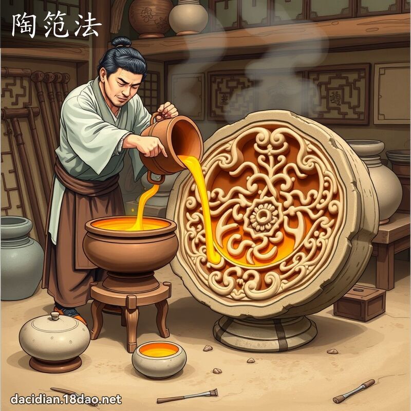 陶笵法 - 國語大辭典配圖
