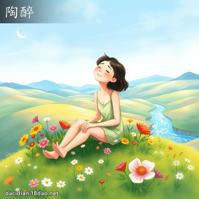 陶醉 - 国语大辞典配图