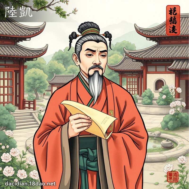 陸凱 - 國語大辭典配圖