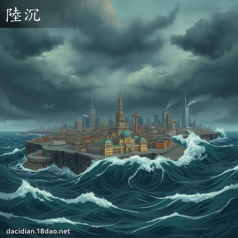陆沉 - 国语大辞典配图