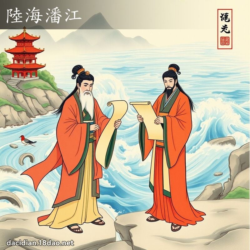 陸海潘江 - 國語大辭典配圖