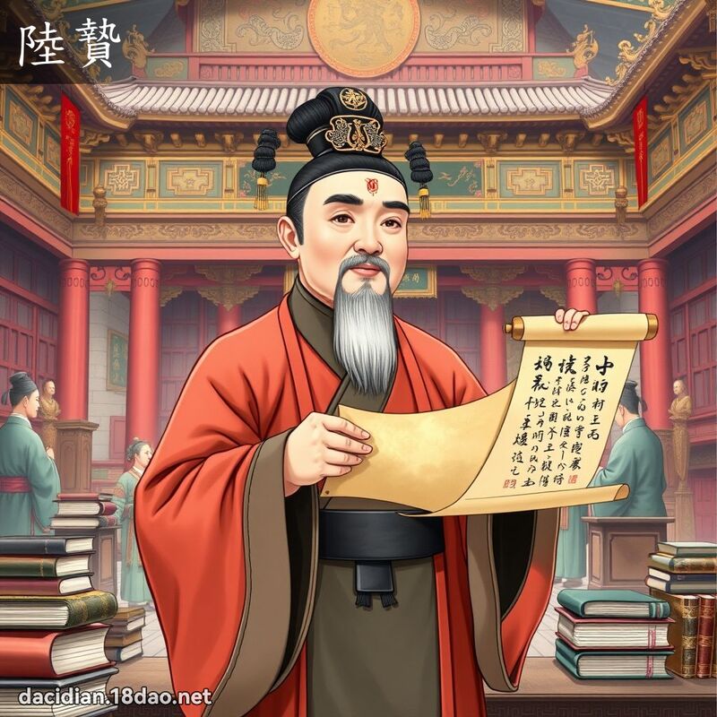 陸贄 - 國語大辭典配圖