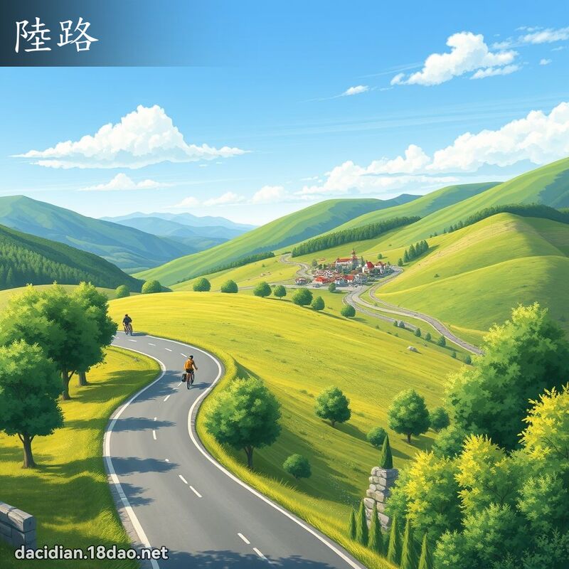 陆路 - 国语大辞典配图