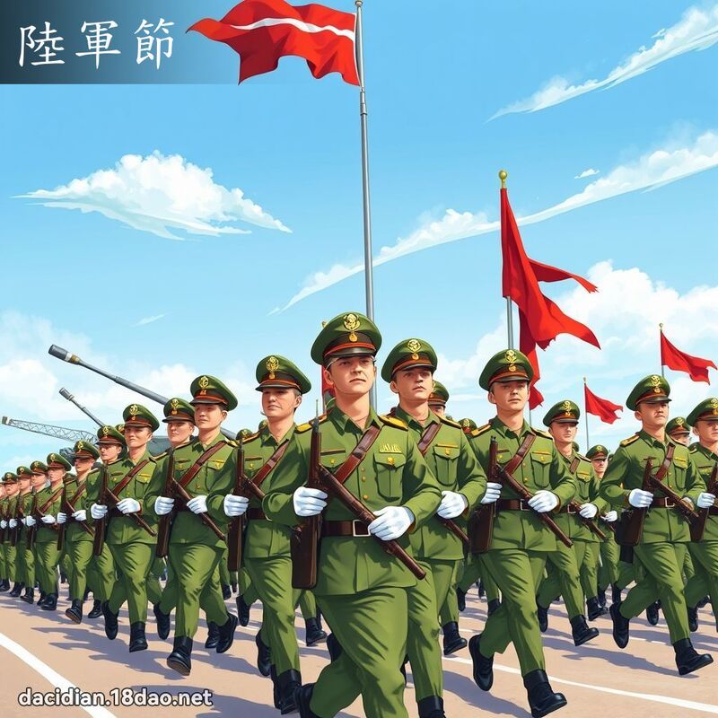 陆军节 - 国语大辞典配图