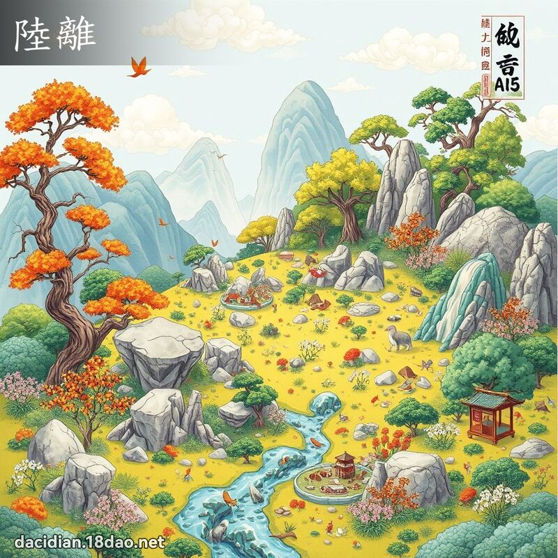 陸離 - 國語大辭典配圖