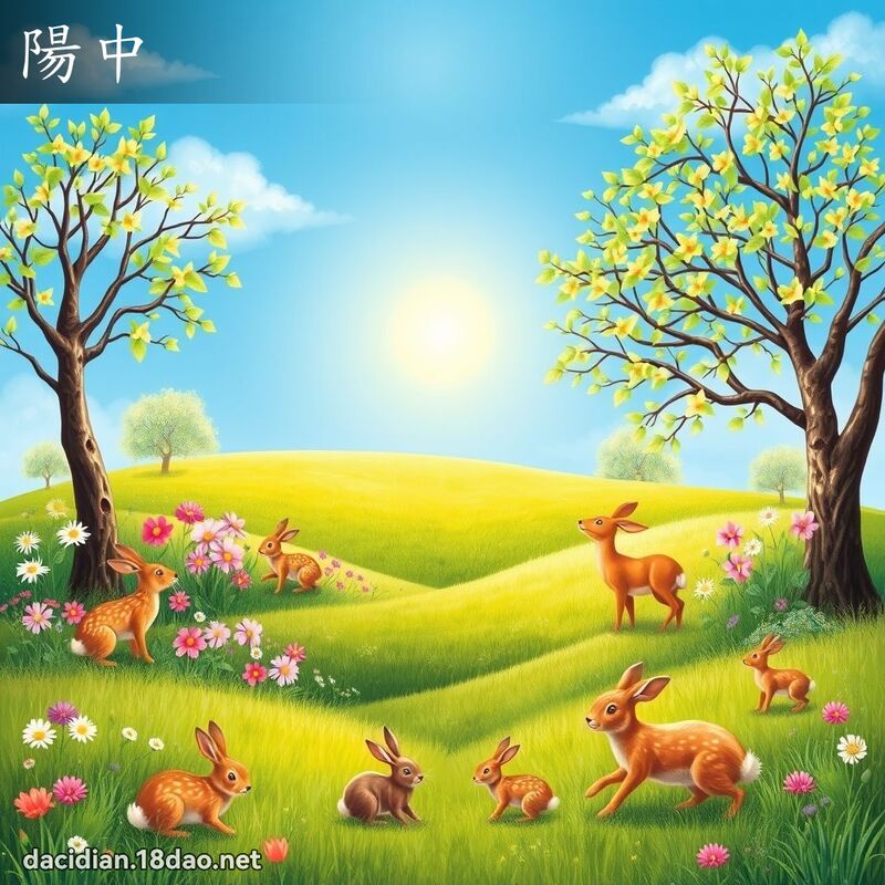 阳中 - 国语大辞典配图