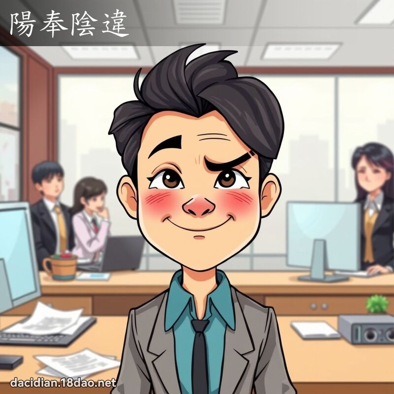 陽奉陰違 - 國語大辭典配圖