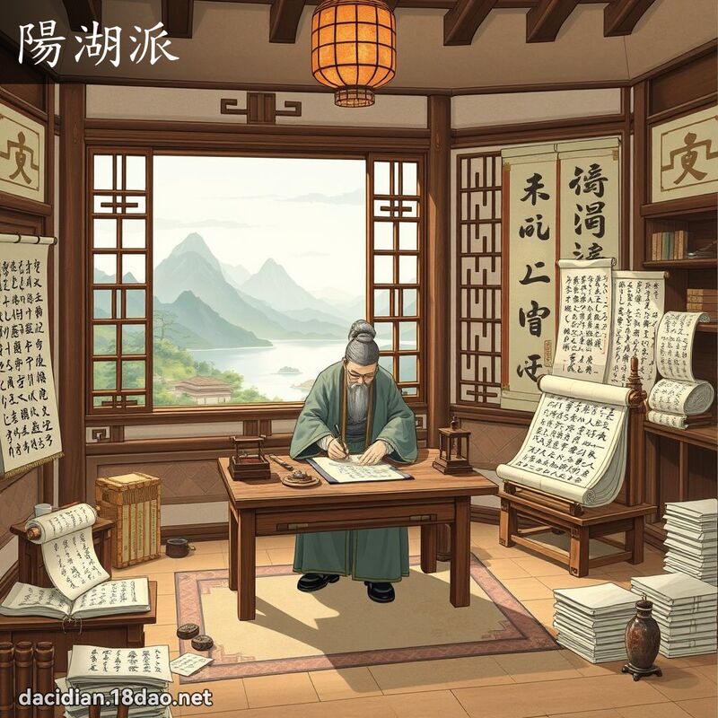 陽湖派 - 國語大辭典配圖