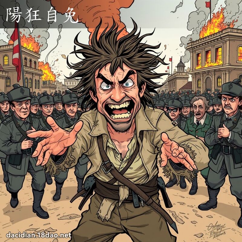 陽狂自免 - 國語大辭典配圖