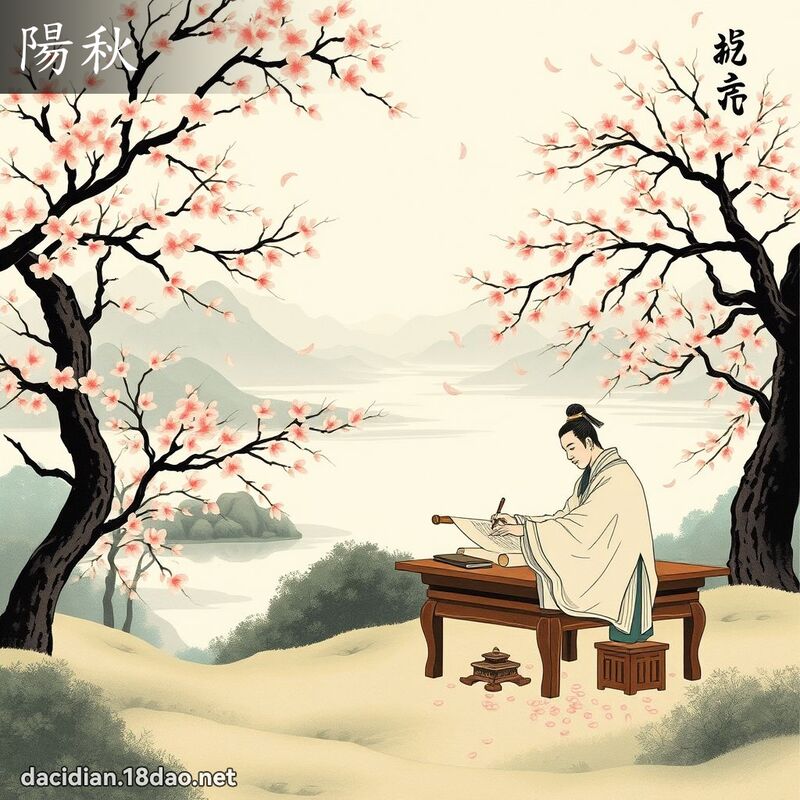 阳秋 - 国语大辞典配图