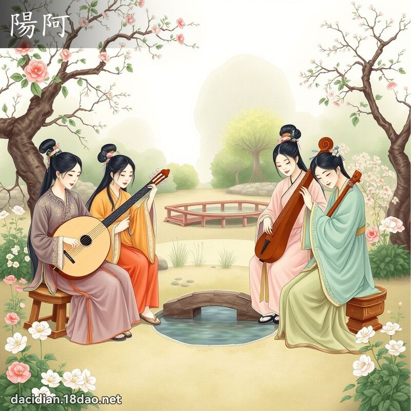 陽阿 - 國語大辭典配圖