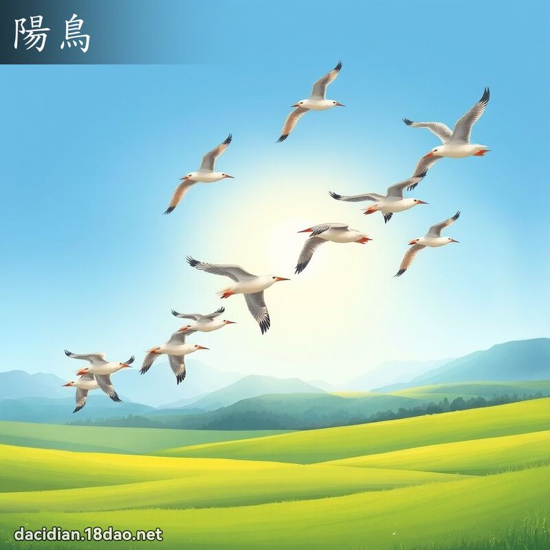 陽鳥 - 國語大辭典配圖