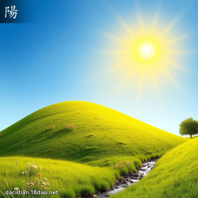 陽 - 國語大辭典配圖