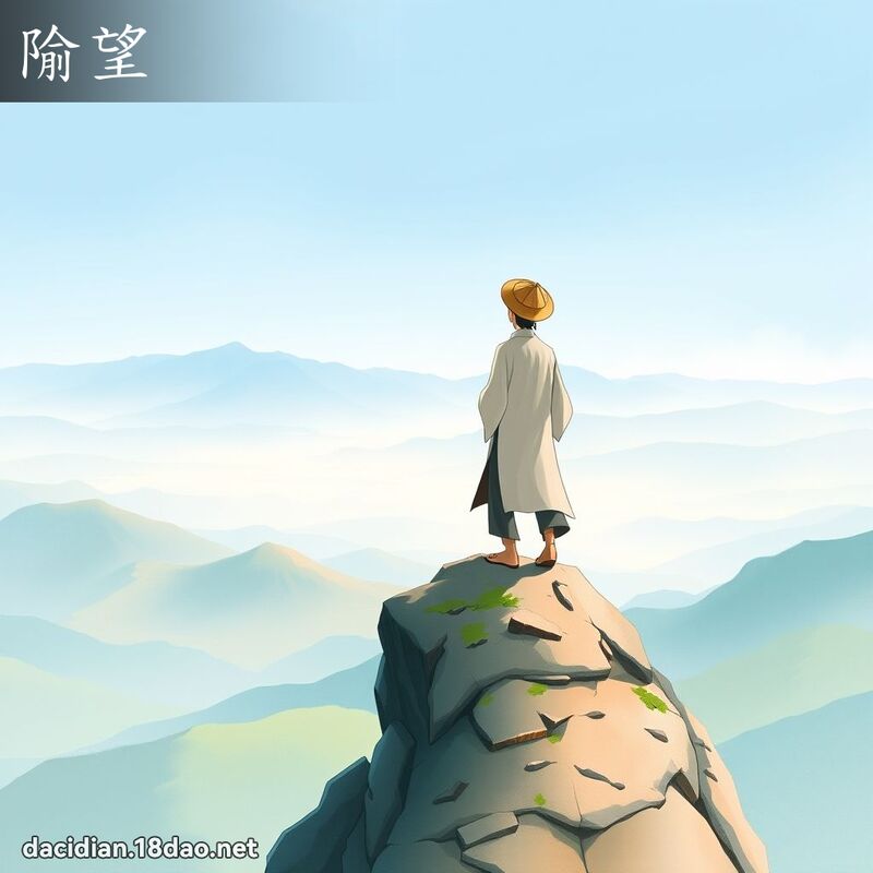 隃望 - 国语大辞典配图